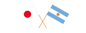 Argentina Japan Flags